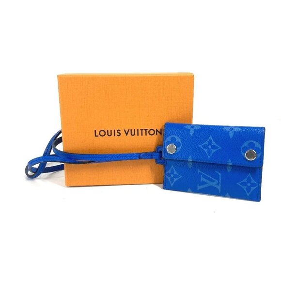 LOUIS VUITTON M83154 Taigalama Porte Cult On-Strap Wallet Coin Card Case purse - Picture 11 of 11